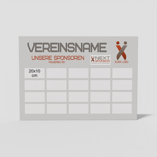 Sponsorentafel quer - powered by Next Sponsor (-10%)
