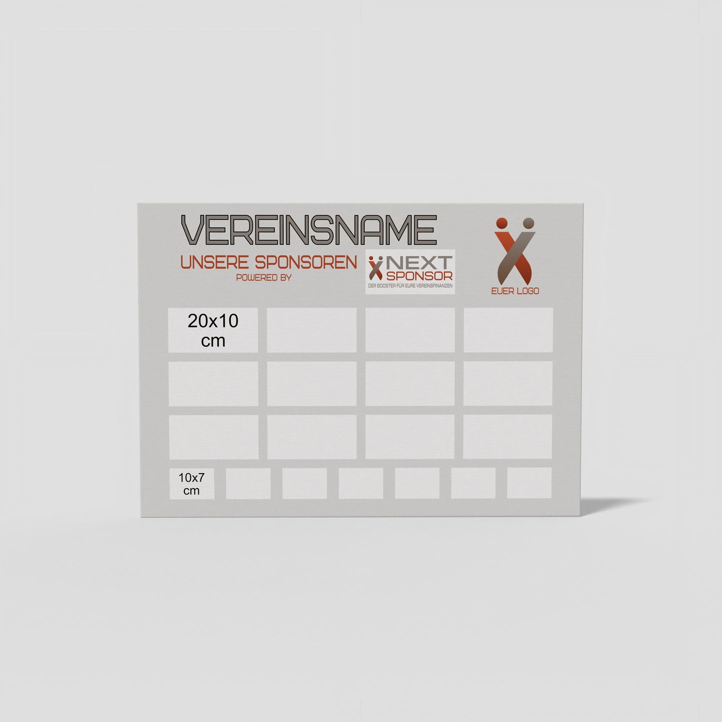 Sponsorentafel quer - powered by Next Sponsor (-10%)