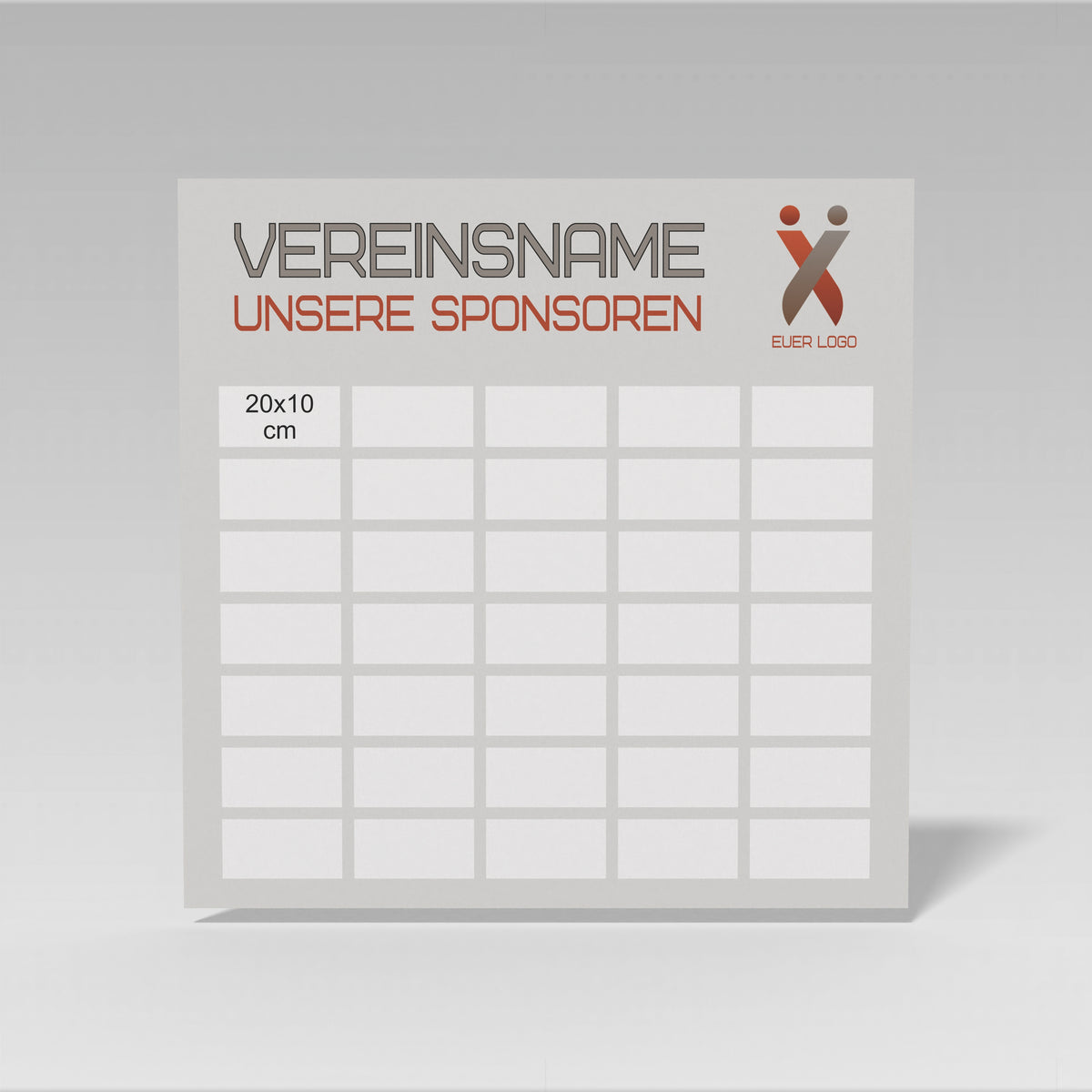 Sponsorentafel quadrat