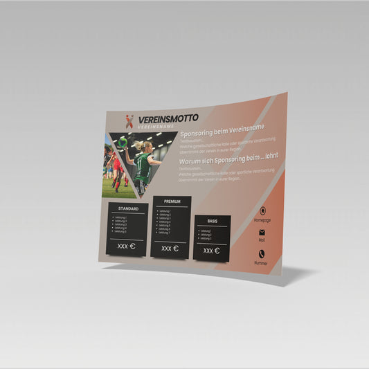Sponsoringflyer - Design 5