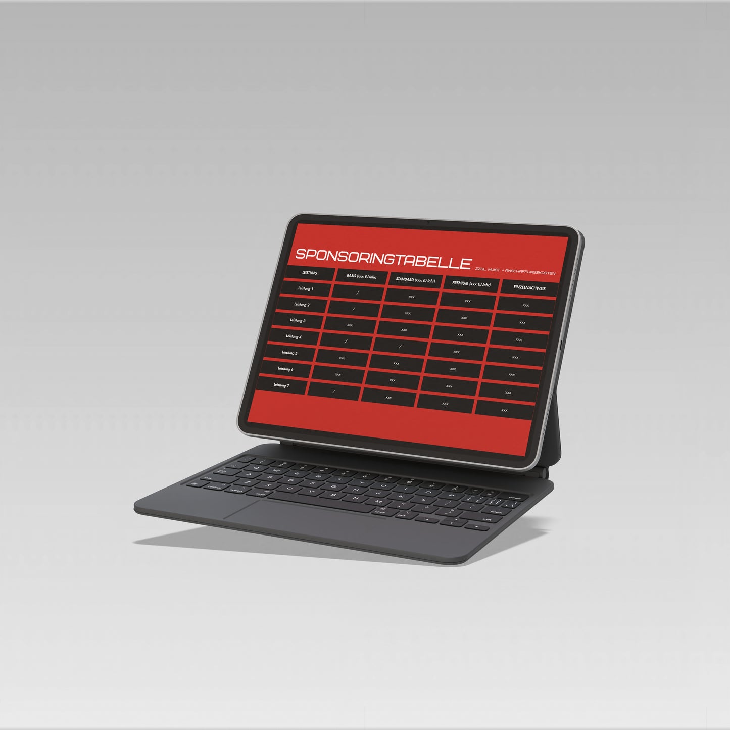 Sponsoringkonzept - Design 1