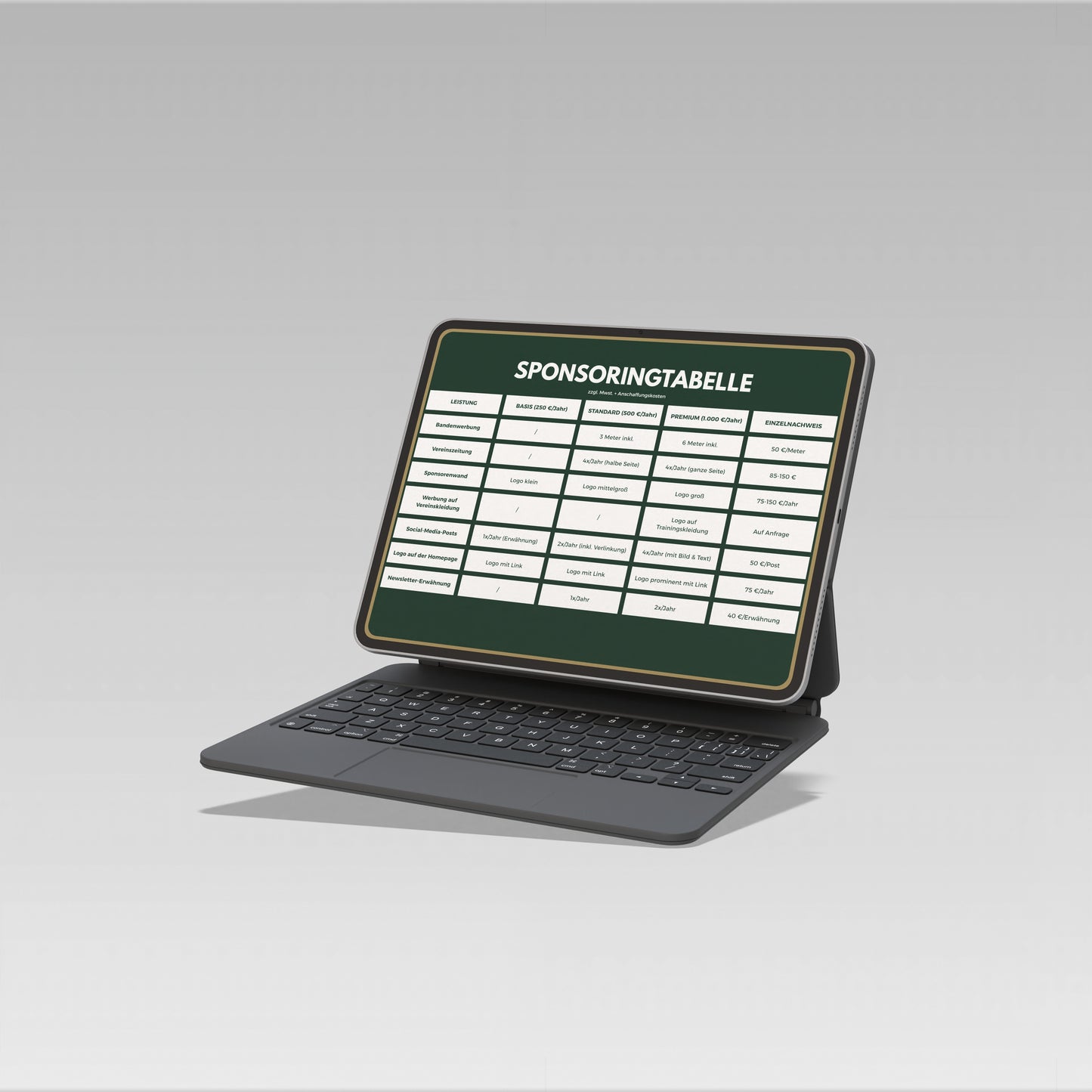 Sponsoringkonzept - Design 2