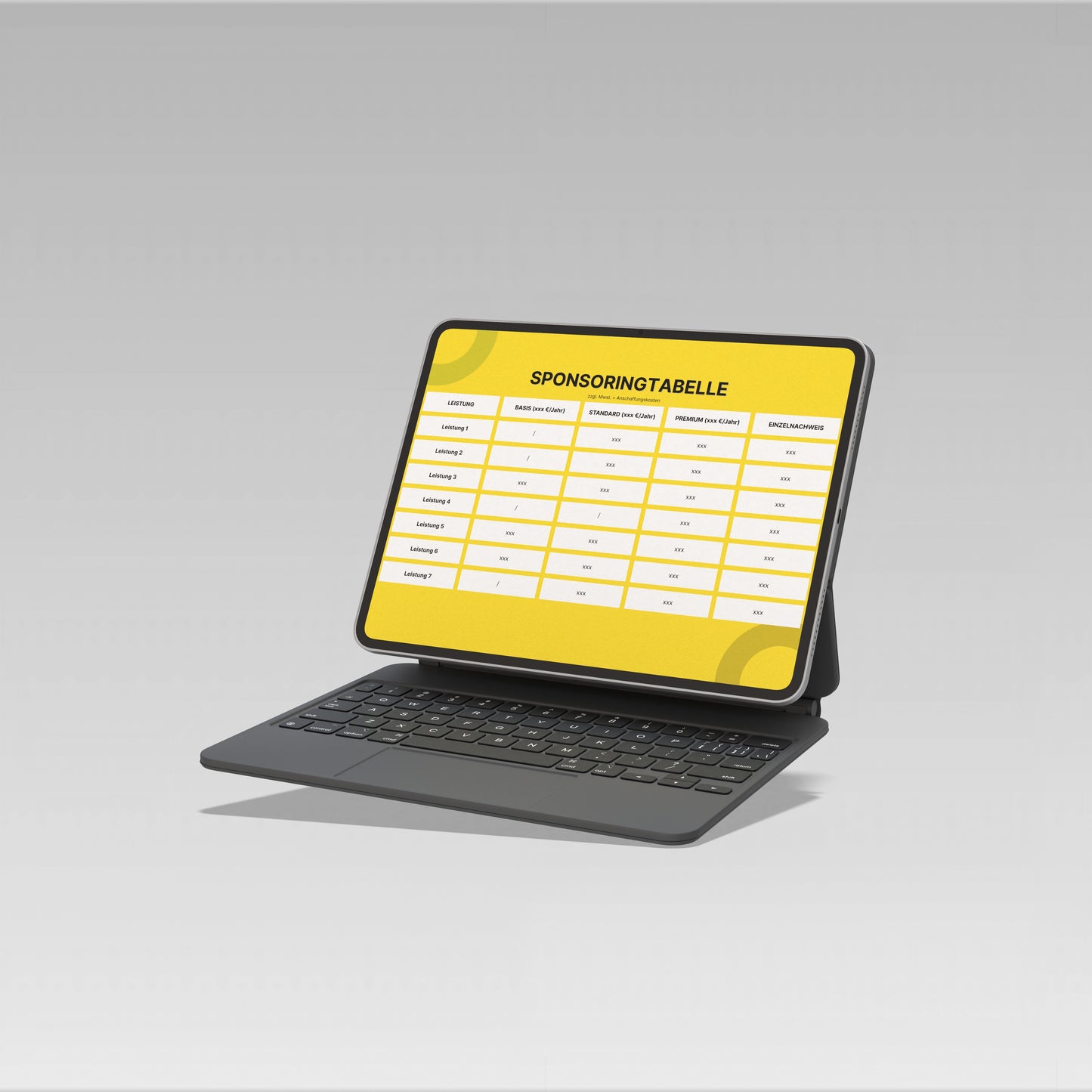 Sponsoringkonzept - Design 3