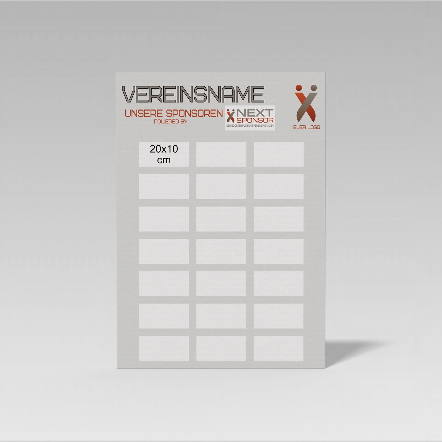 Sponsorentafel hoch - powered by Next Sponsor (-10%)