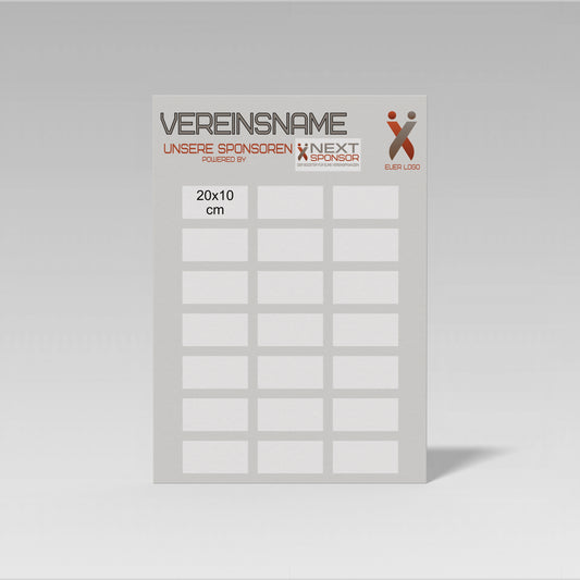 Sponsorentafel hoch - powered by Next Sponsor (-10%)