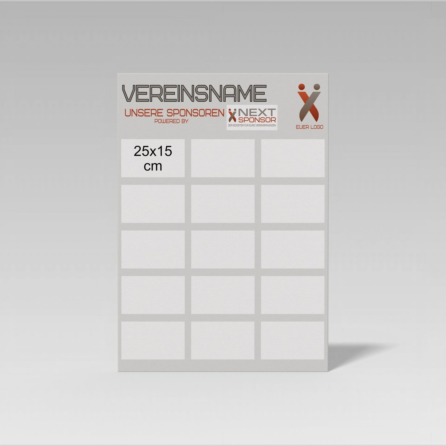 Sponsorentafel hoch - powered by Next Sponsor (-10%)