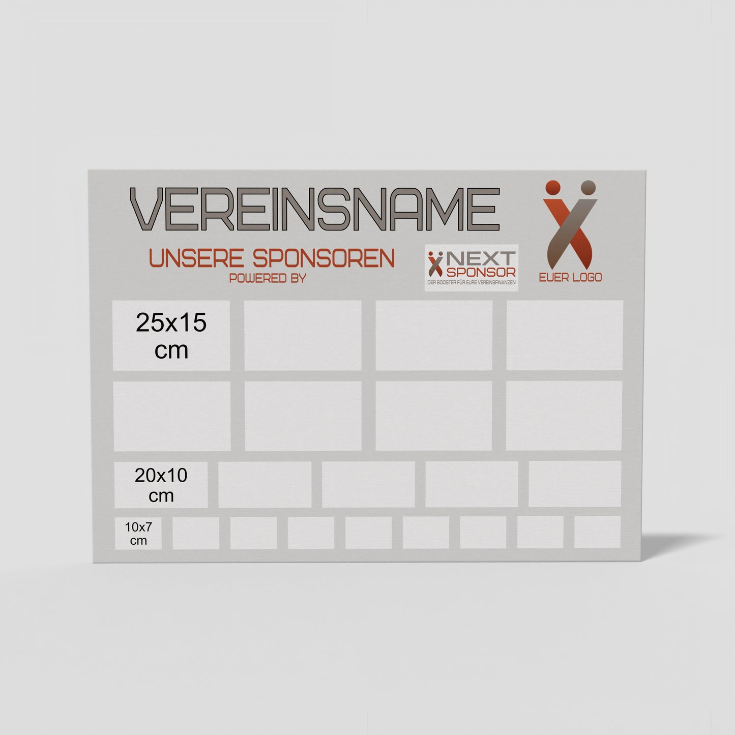 Sponsorentafel quer - powered by Next Sponsor (-10%)