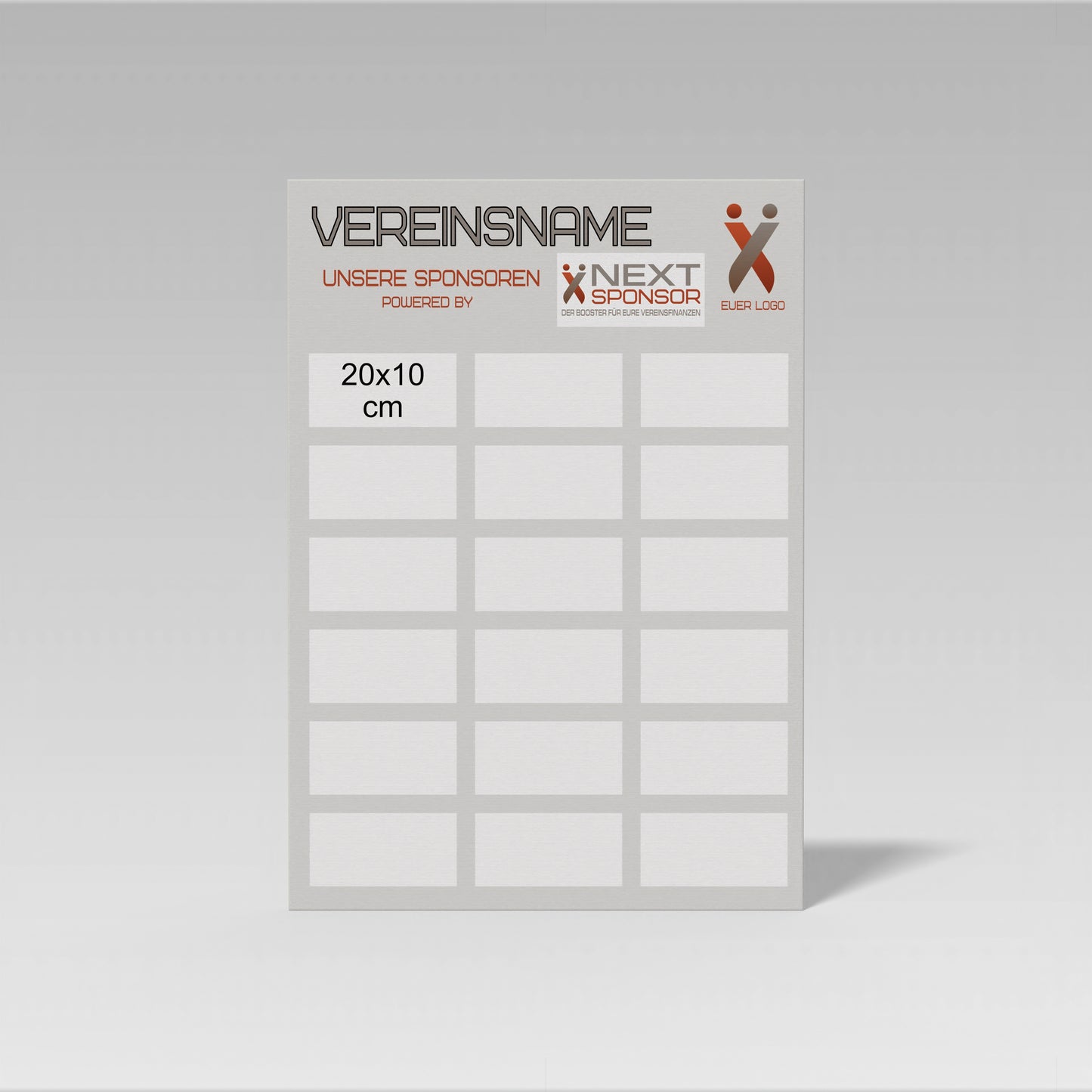 Sponsorentafel hoch - powered by Next Sponsor (-10%)