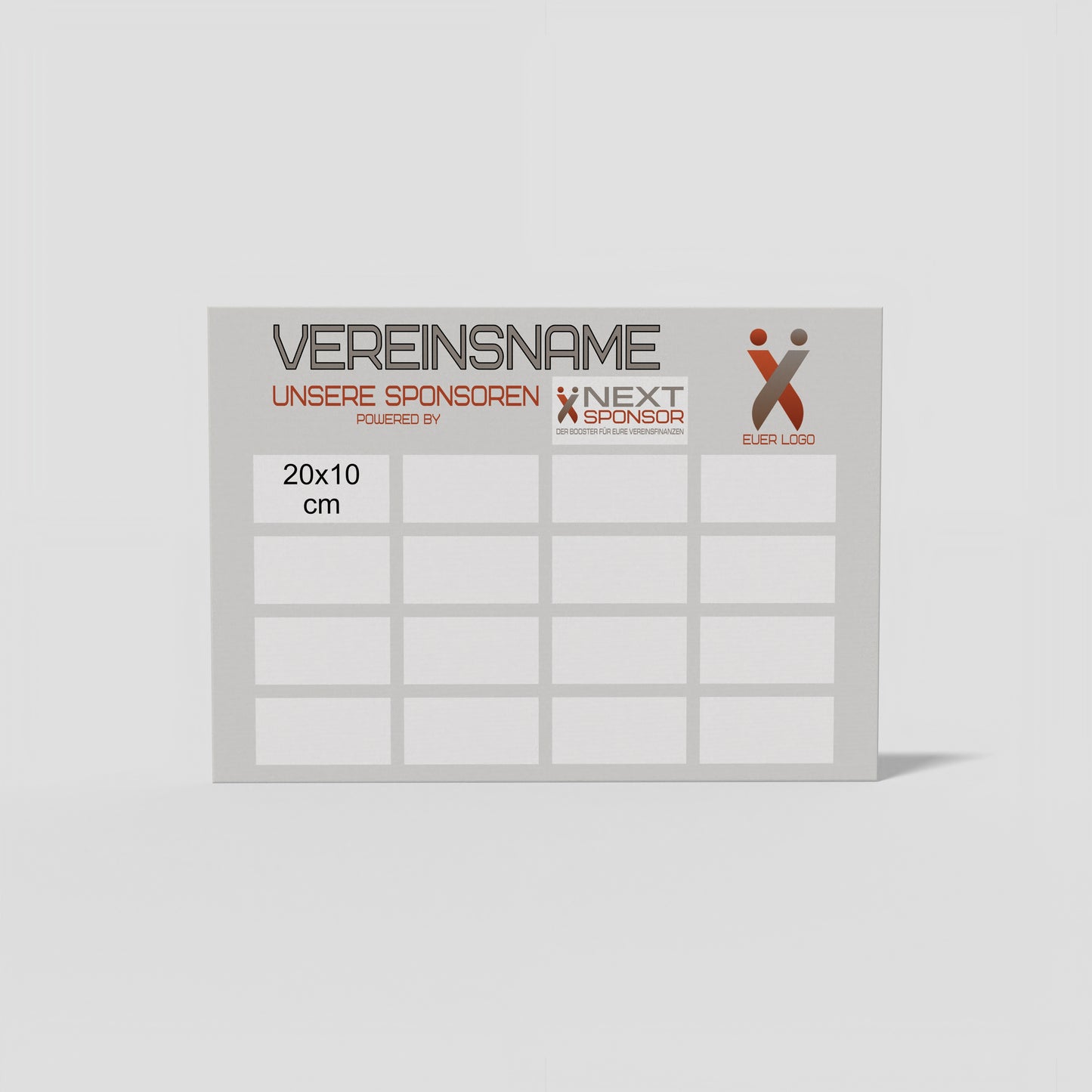 Sponsorentafel quer - powered by Next Sponsor (-10%)