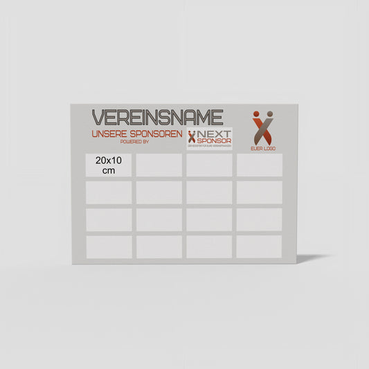 Sponsorentafel quer - powered by Next Sponsor (-10%)