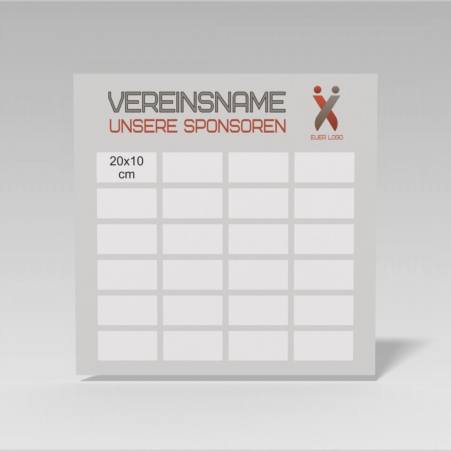 Sponsorentafel quadrat