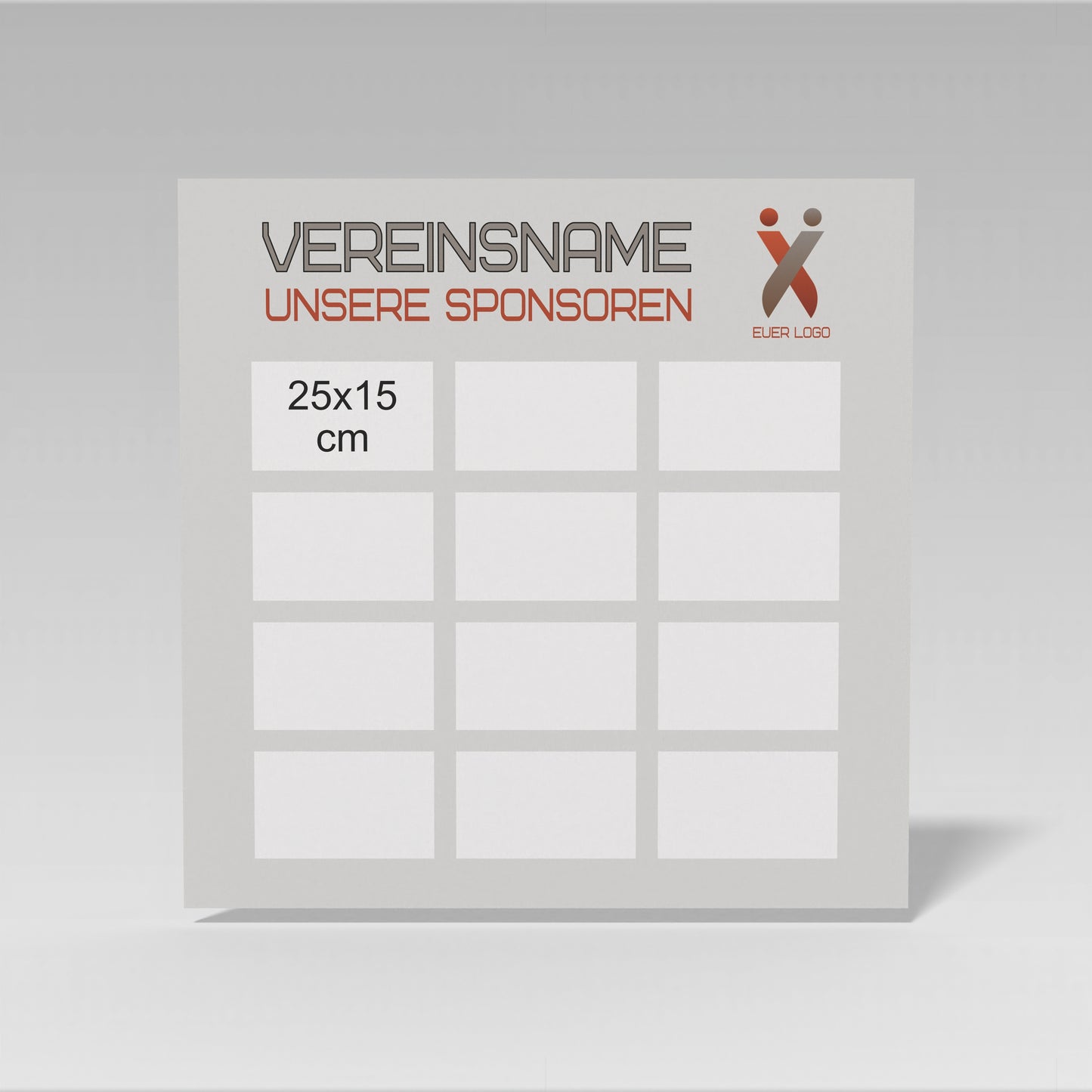 Sponsorentafel quadrat
