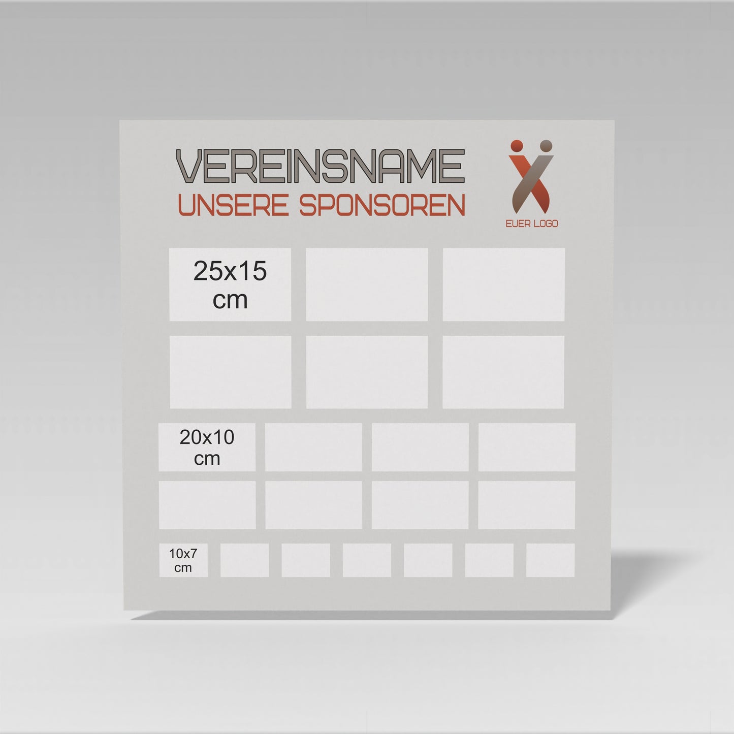 Sponsorentafel quadrat