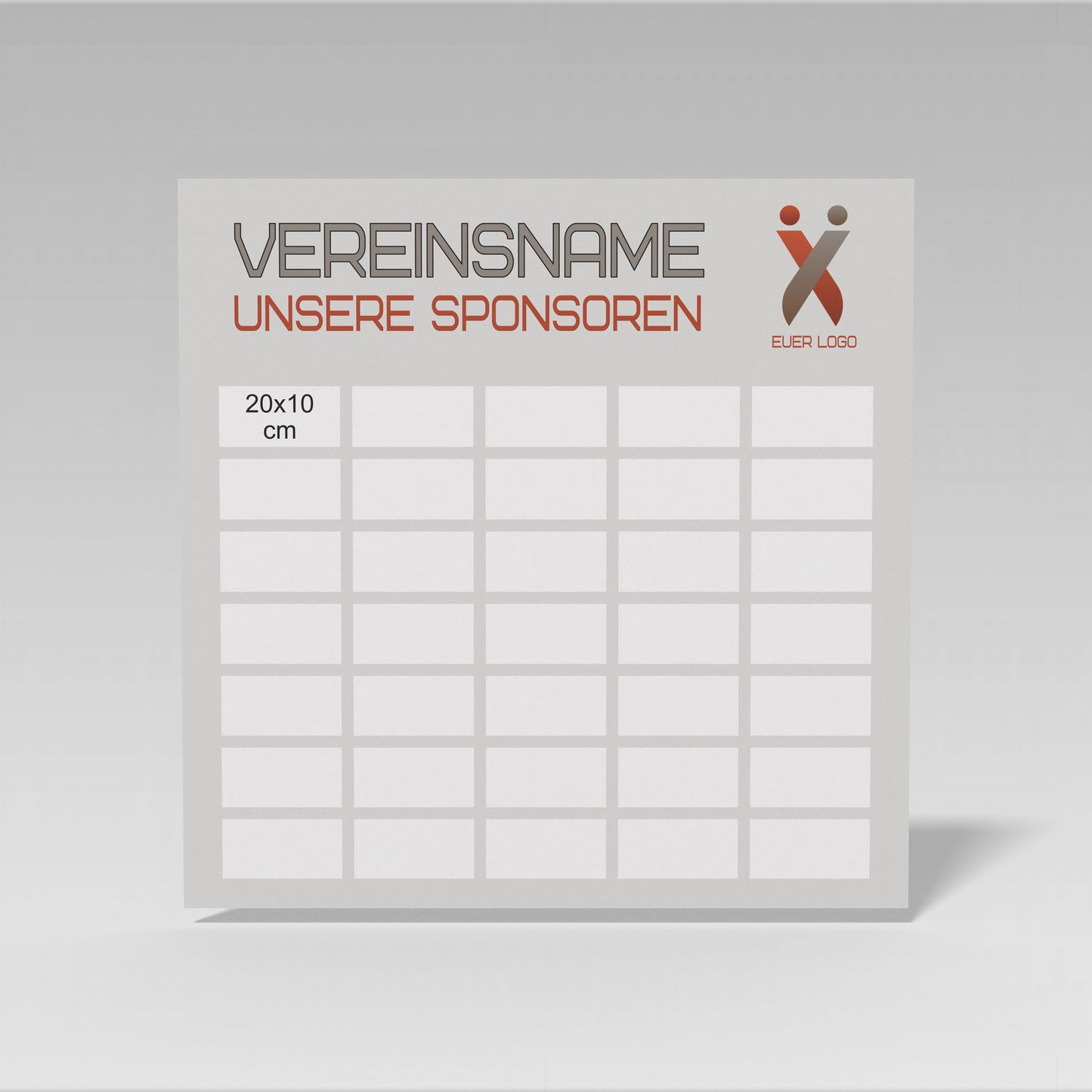 Sponsorentafel quadrat