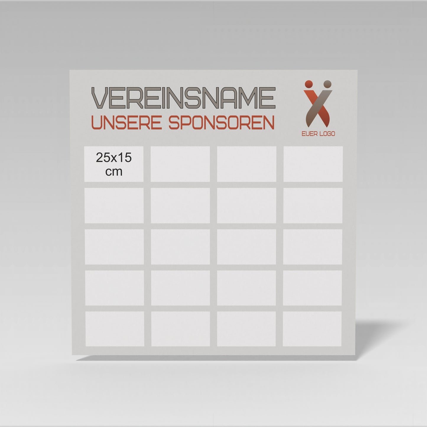Sponsorentafel quadrat