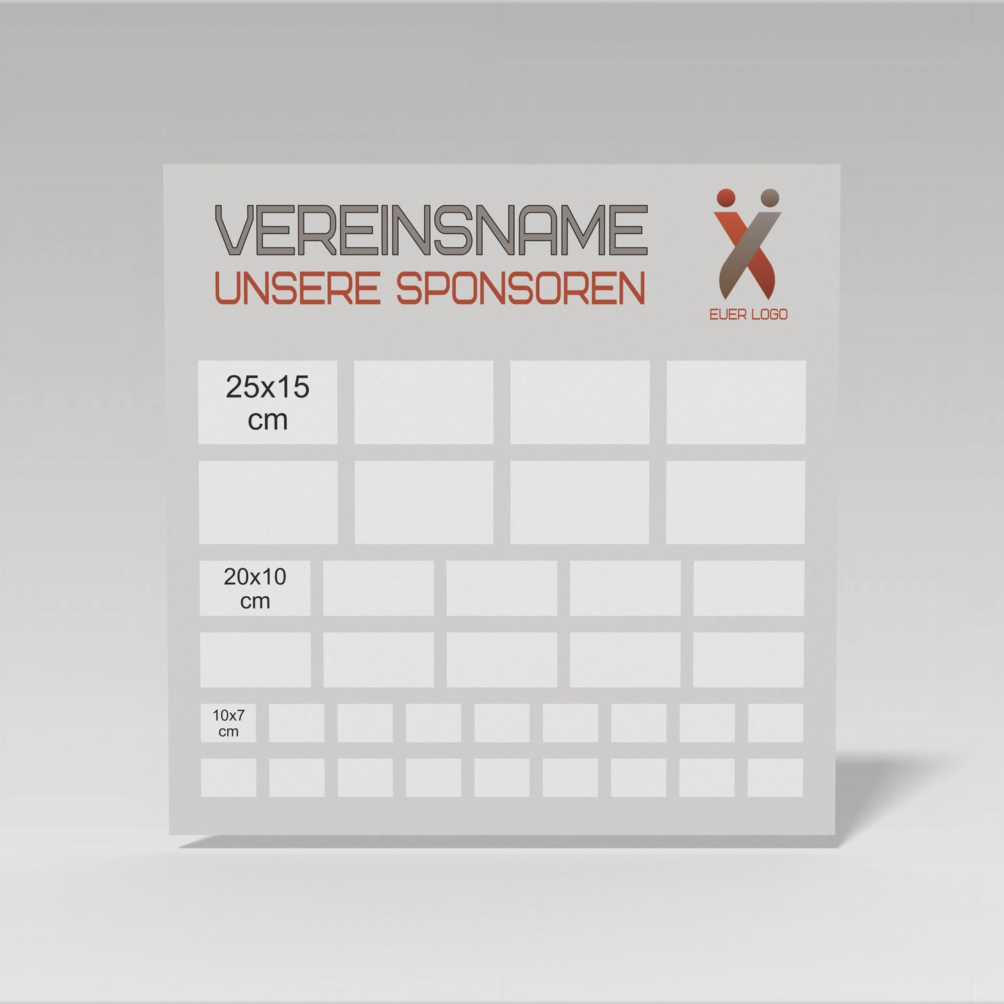 Sponsorentafel quadrat